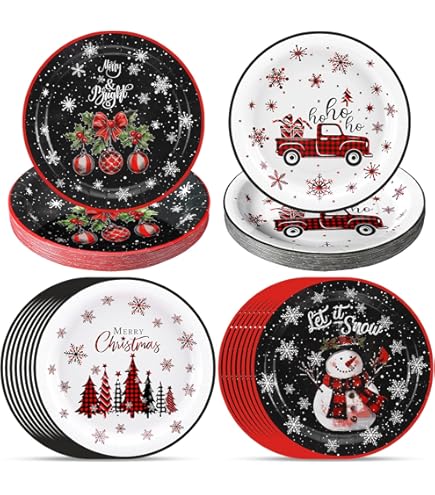Amazon.com: Fine Ceramic Christmas Santa Plate, 8-3/8